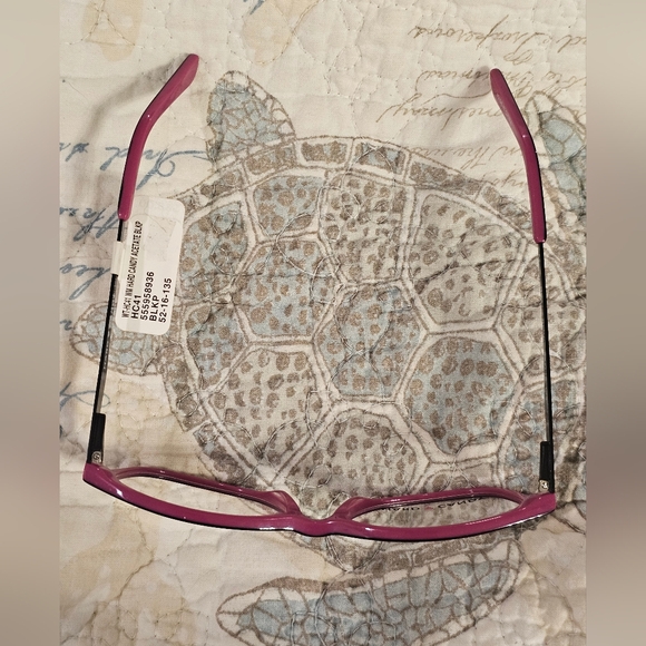 NWT Hard Candy size 52□ 16-135 fusia & black plastic glass frame | $68 - Picture 4 of 7